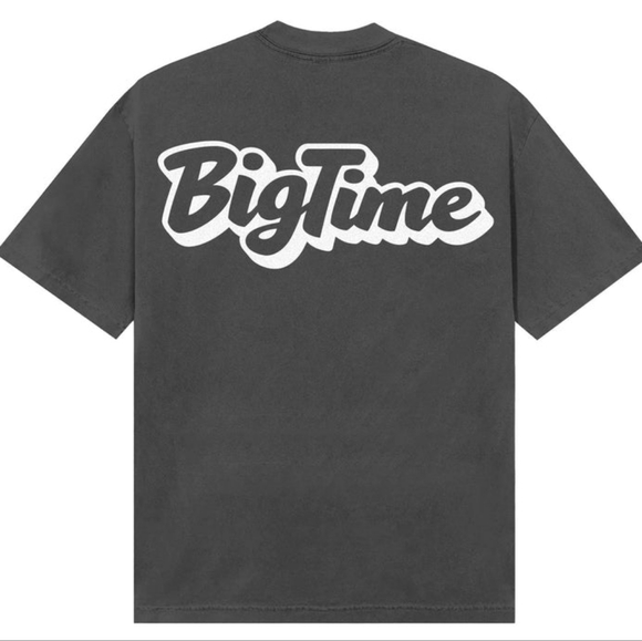 Big Time Vintage Black Tee - Medium - Picture 3 of 5